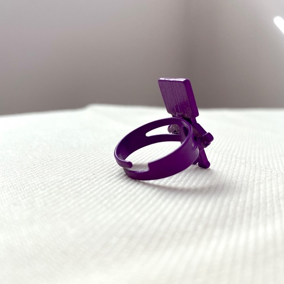 Purple Robot Ring - Picture 3 of 3